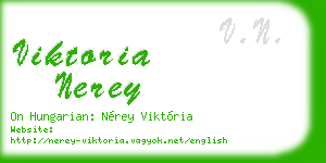 viktoria nerey business card