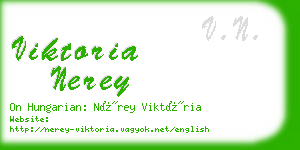 viktoria nerey business card